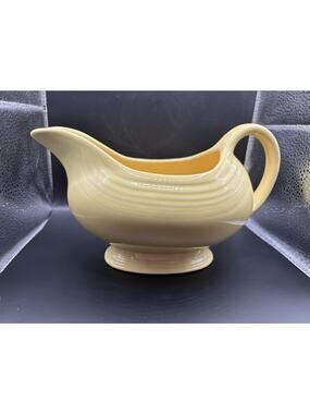 Vintage Fiesta Yellow Gravy Boat Fiestaware Homer Laughlin USA
